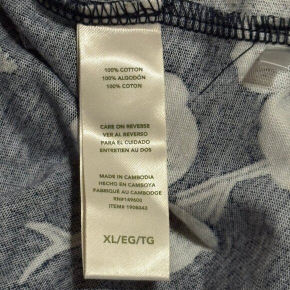 NWT VERA BRADLEY 2pc Pajama Sleep Set Floral Women's XL - Picture 16 of 16